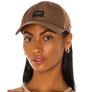 NEW, RAG & BONE ADDISON BASEBALL CAP! TUNDRA BROWN